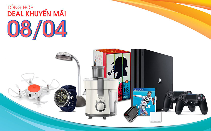 Tổng hợp deal khuyến mãi 08/04